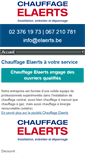Mobile Screenshot of chauffage-elaerts.be