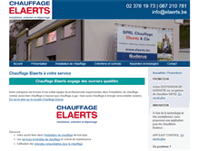Tablet Screenshot of chauffage-elaerts.be